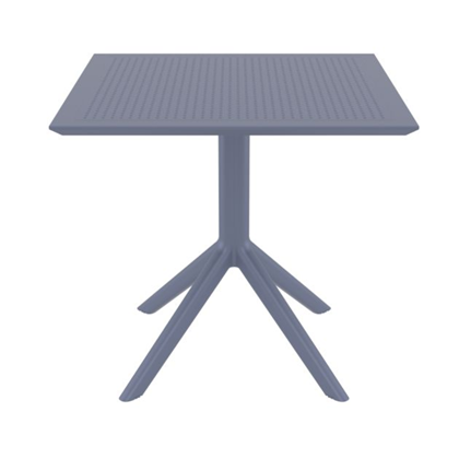 Table Dark Grey  70x70cm Square