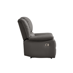 Electric Recliner Chair Grey with Dual Motor