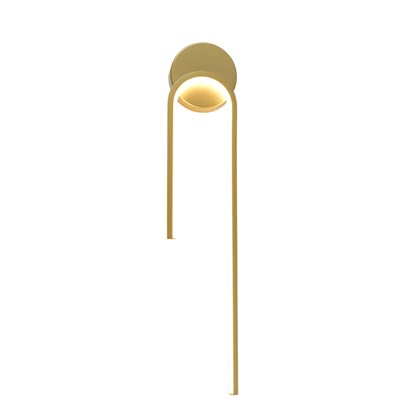 LED Ceiling/Wall Lamp 10W 800lm - Satin Gold