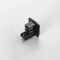 End Cap for 4 Wire Track  Black