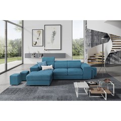 Sofa Bed 2-Seater With Chaise Lounge Left-R25