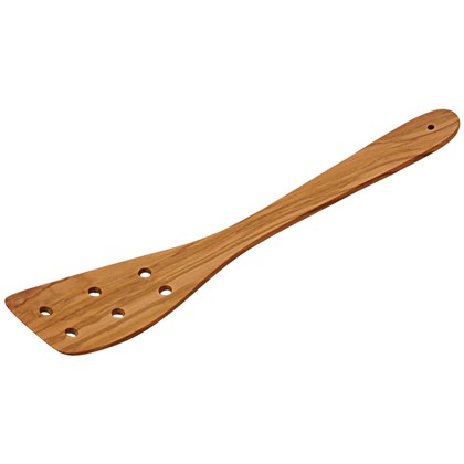 Wooden Spatula with Holes 30 cm