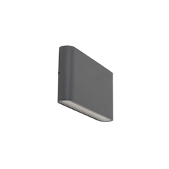 LED Wall Light M – Graphite & White