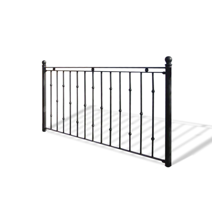 Modern steel railing