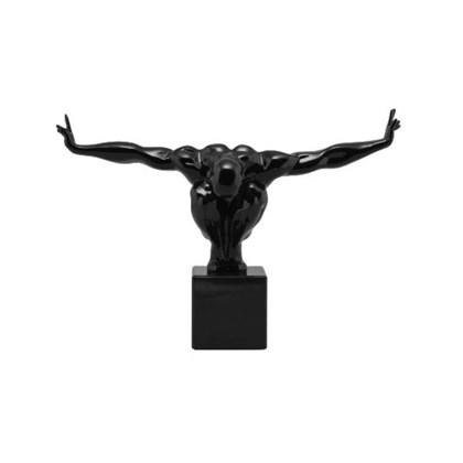 Cliff Springer Black Sculpture  42x29x14 cm