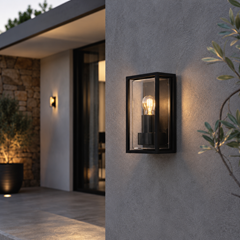 Outdoor Wall Light Anthracite Aluminium Die-casting  Clear