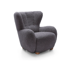 Armchair Rolf 8 – Dark Grey