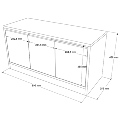 Shoe Rack Cabinet Bench with Puff