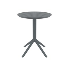 Table 60cm Round Folding  Dark Grey