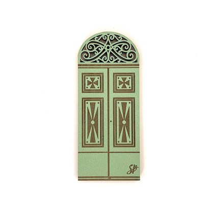 Doors of Malta Wooden Magnets