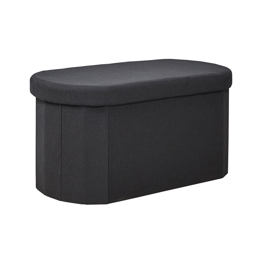 Foldable Bench Chest in Black
