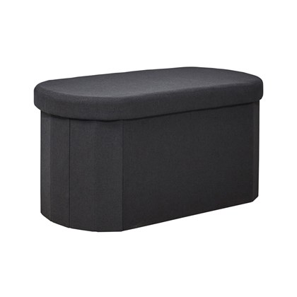Foldable Bench Chest in Black