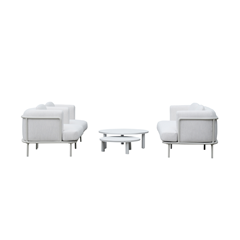 Garden Sofa Set of 4 – Domestic Silver White