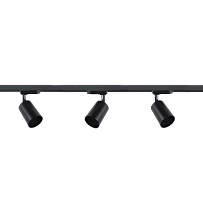 Complete Track Set 1 Meter with 3 Spotlights - Black