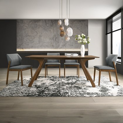 Dining Table 180 x 90 x H75 - Walnut