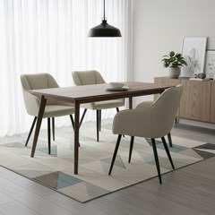 Dining Chair Light Brown W56xd60xh83cm