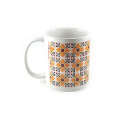 Mug with Malta Tile design Pattern no.10