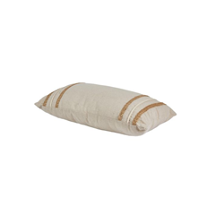 Cushion 30x50cm - Beige & White