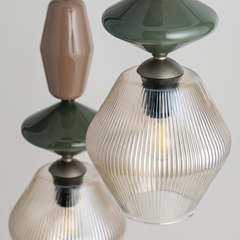 Zen Pendant Lamp – Brown & Cognac
