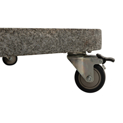 Side Pole Umbrella 3x4m – Charcoal