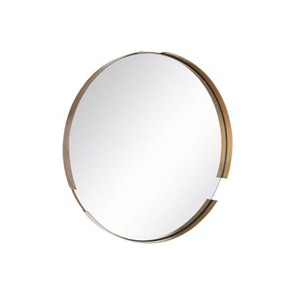Gold Metal Mirror 41 x 3 x 41 cm