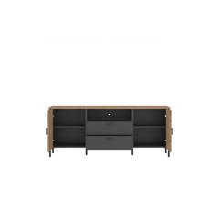 Chest of Drawers RTV2D2S – Natural Oak & Anthracite