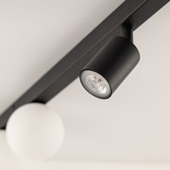 Vox Ceiling Lamp with Two Lampshades and Two Spotlights