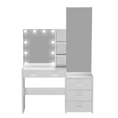 Vanity Table White 120X40x178cm