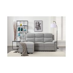 Left Recliner Corner Sofa - Grey