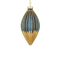 Modish Blue Gold Ornament