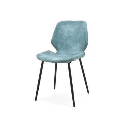 Dining Chair Seashell Blue PU