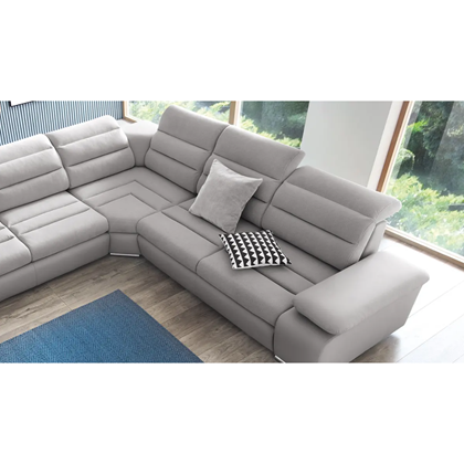 Corner Sofa Bed with Chaise Left – Light Grey