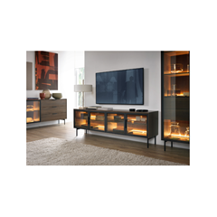 RTV Cabinet 181 4D + LED – Dunin Oak