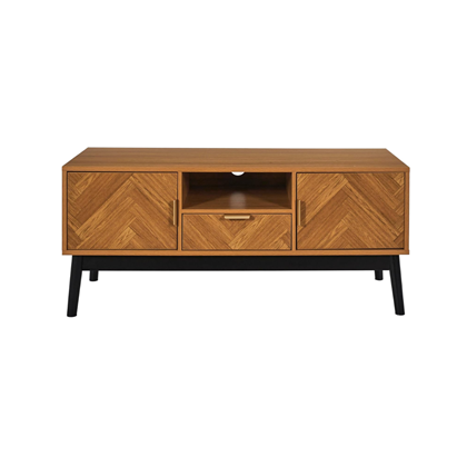 TV Stand – Brown & Black