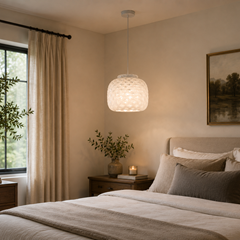 Pendant Light – White/Silver