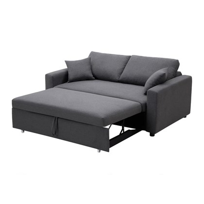 Sofa 2-Seater with Pull Out Bed Grey