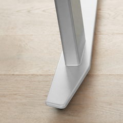 Desk with Black Panel and Adjustable Height