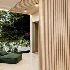 Exterior WPC Wall Panel - Maple Wood