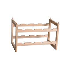 Wine Rack in Natural Wood