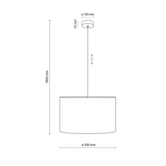 Gloria Hanging Lamp - Black