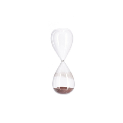 Kronos transparent-brown hourglass h29