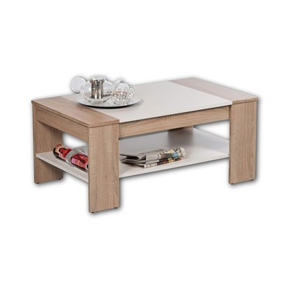 Coffee Table - Sonoma Oak & White