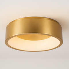 Ceiling Lamp – Aluminium & PC Gold