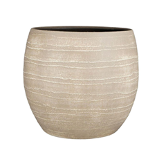 Pot Round Beige - H32xd36cm