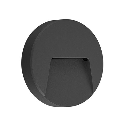 ABS & PC Wall Light - Dark Grey IP65 3000K 3W