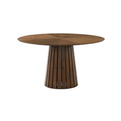 Dining Table Round 75cm - Walnut