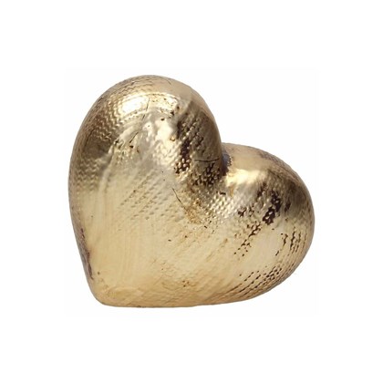 Golden Heart 13 Cm Porcelain