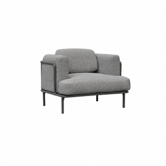 Aluminium Outdoor Set – Sunproof Dark Grey + Charcoal Frame