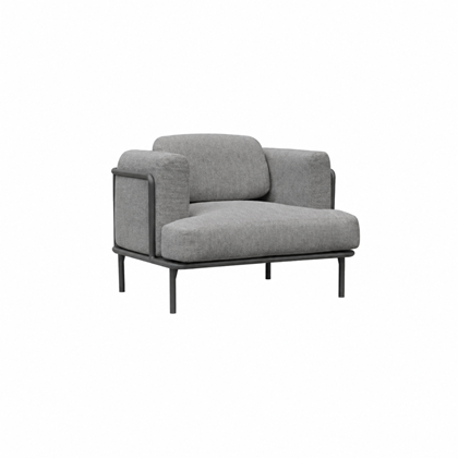 Aluminium Outdoor Set – Sunproof Dark Grey + Charcoal Frame