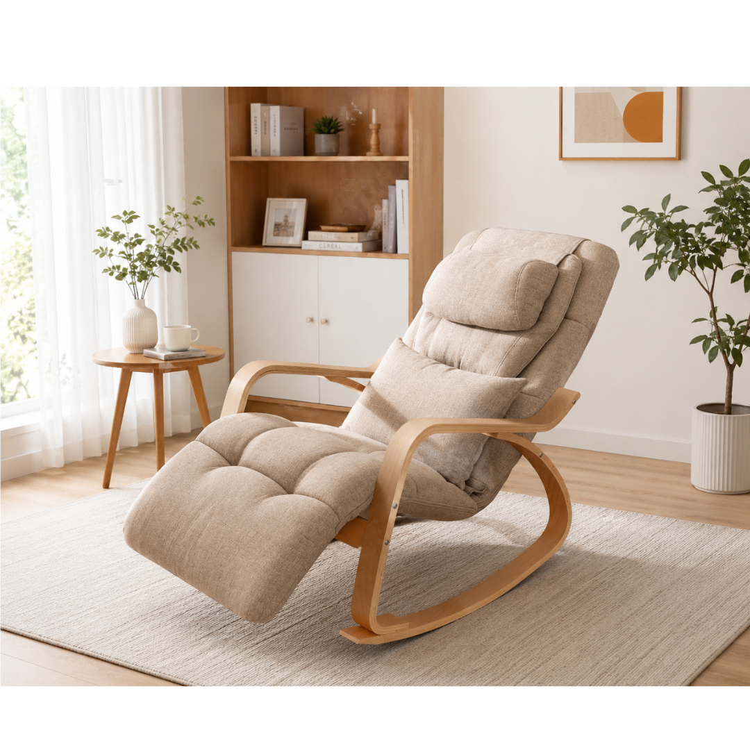 Massage Chair-Taupe - OK Home